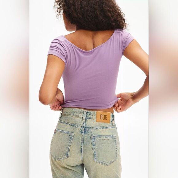 NWOT Silence + Noise Lara Cowl Neck Top - Picture 11 of 16